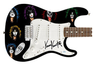 KISS Vinnie Vincent Autographed Signed Photo Graphics Guitar