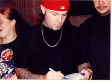 Load image into Gallery viewer, Limp Bizkit Fred Durst Autographed 1/1 Custom Graphics Guitar ACOA
