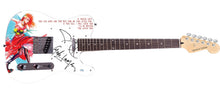 Load image into Gallery viewer, Cyndi Lauper Autographed Girls Just Wanna Have Fun Graphics Guitar ACOA JSA
