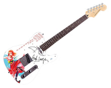 Load image into Gallery viewer, Cyndi Lauper Autographed Girls Just Wanna Have Fun Graphics Guitar ACOA JSA

