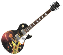 Load image into Gallery viewer, Led Zeppelin Jimmy Page Autographed Custom Graphics 1/1 Photo Guitar ACOA JSA
