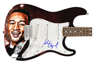 John Legend Autographed Signed 1/1 Custom Graphics Photo Guitar