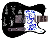The Dave Matthews Band Stefan Lessard Autographed Graphics Guitar w Sketch