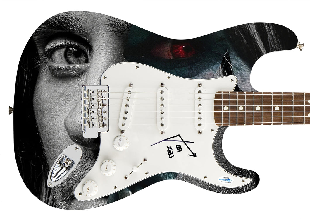 Jared Leto Autographed Signed Custom Morbius Graphics 1/1 Guitar