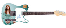 Load image into Gallery viewer, Jenny Lewis Signed Custom Graphics Photo Guitar ACOA

