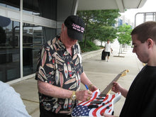 Load image into Gallery viewer, Mike Love of The Beach Boys Signed Custom Graphics Guitar ACOA
