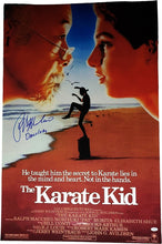 Load image into Gallery viewer, Ralph Macchio Signed The Karate Kid 24x36 Poster Wax On Wax Off Exact Proof
