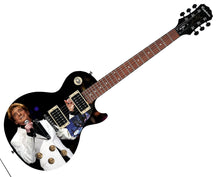 Load image into Gallery viewer, Barry Manilow Epiphone Signed Custom Photo Graphics Guitar ACOA
