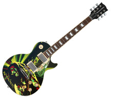 Load image into Gallery viewer, Ziggy Marley Signed Custom Graphics 1/1 Photo Guitar ACOA
