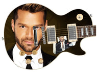 Ricky Martin Autographed Signed Custom Photo Graphics Guitar