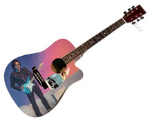 Load image into Gallery viewer, John Mayer Signed Custom Graphics Photo Guitar ACOA
