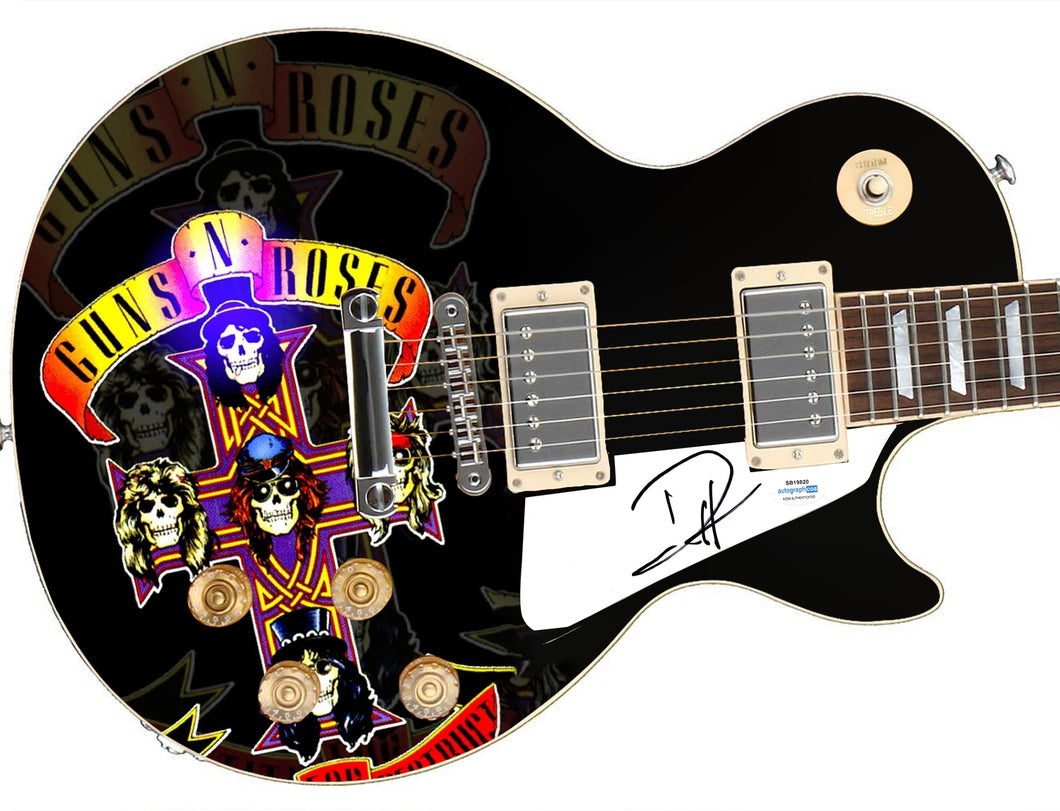 Guns N Roses Duff McKagan Autographed Custom Graphics Album Guitar