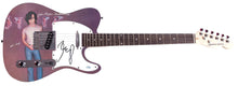 Load image into Gallery viewer, John Cougar Mellencamp Signed Custom 1/1 Graphics Photo Guitar ACOA JSA
