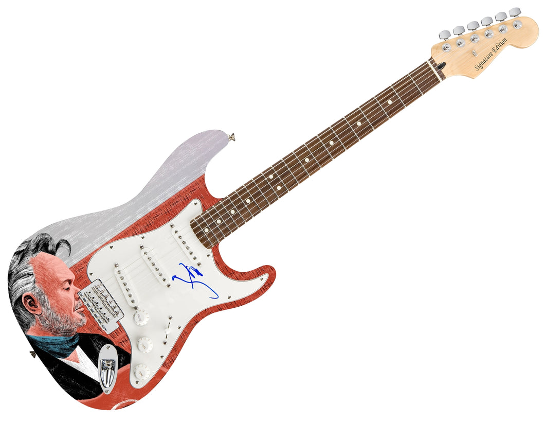John Cougar Mellencamp Autographed Signed Photo Graphics Guitar