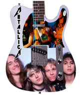 Metallica Autographed Custom Graphics Legends Unleashed Guitar