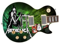 Metallica Robert Trujillo Autographed Signed Custom Photo Graphics Guitar