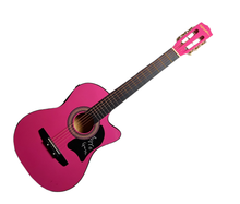 Load image into Gallery viewer, Mindy Smith Autographed Pink Acoustic/Electric Guitar UACC AFTAL RACC TS
