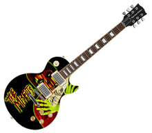 Load image into Gallery viewer, The Misfits Autographed Signed 1/1 Custom Graphics Photo Guitar ACOA
