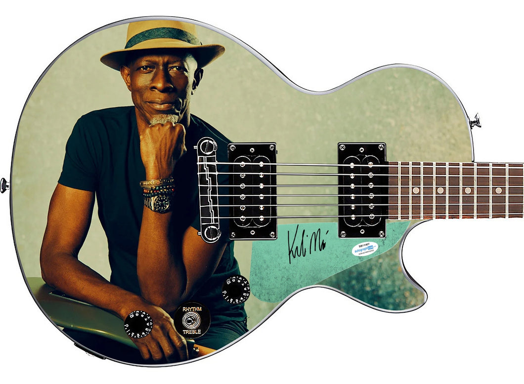 Keb Mo Autographed Epiphone 1/1 Custom Graphics Guitar
