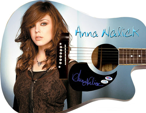 Anna Nalick Autographed 1/1 Custom Graphics Acoustic Guitar