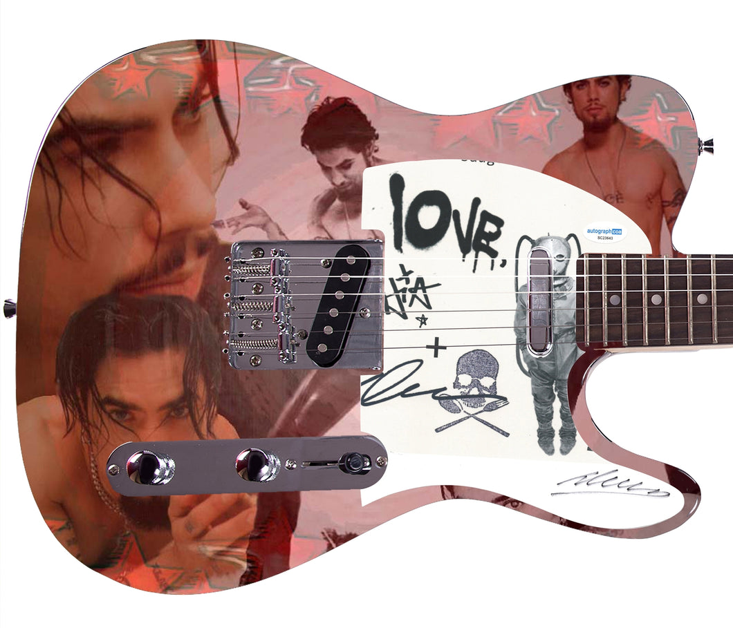 Dave Navarro Jane’s Addiction Signed Sonic Reverie Custom Graphics Guitar