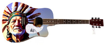 Load image into Gallery viewer, Willie Nelson Signed Custom Graphics 1/1 Acoustic Guitar ACOA

