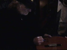 Load image into Gallery viewer, Willie Nelson Signed Custom Graphics 1/1 Acoustic Guitar ACOA
