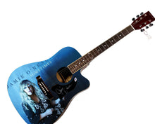 Load image into Gallery viewer, Jamie Oneal Autographed 1/1 Custom Graphics Acoustic Guitar
