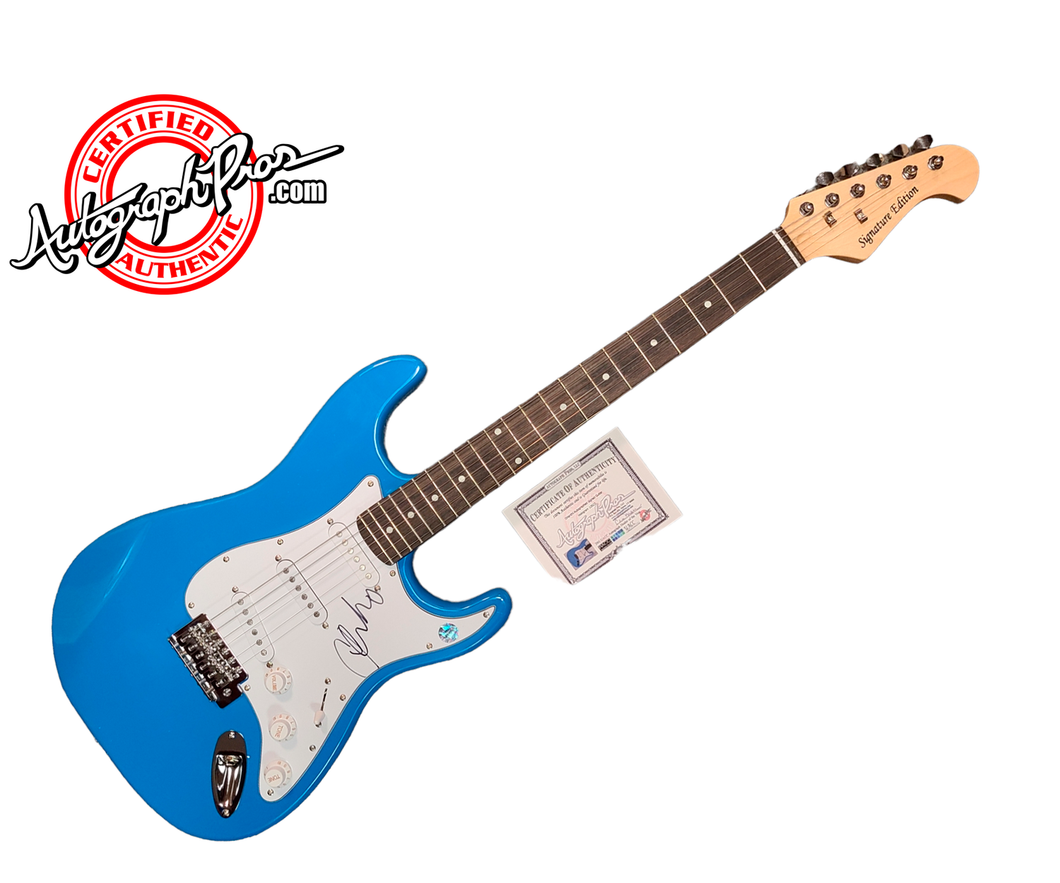 Orianthi Autographed Signed Blue Signature Edition Guitar