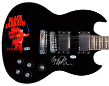 Load image into Gallery viewer, Black Sabbath Autographed 1/1 Custom Graphics Photo Guitar BAS Witness
