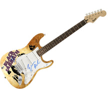 Load image into Gallery viewer, Black Sabbath Ozzy Osbourne Geezer Butler Signed Graphics Guitar BAS Witness

