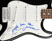 Load image into Gallery viewer, Patti Smith Signed Rare People Have The Power Inscription Guitar
