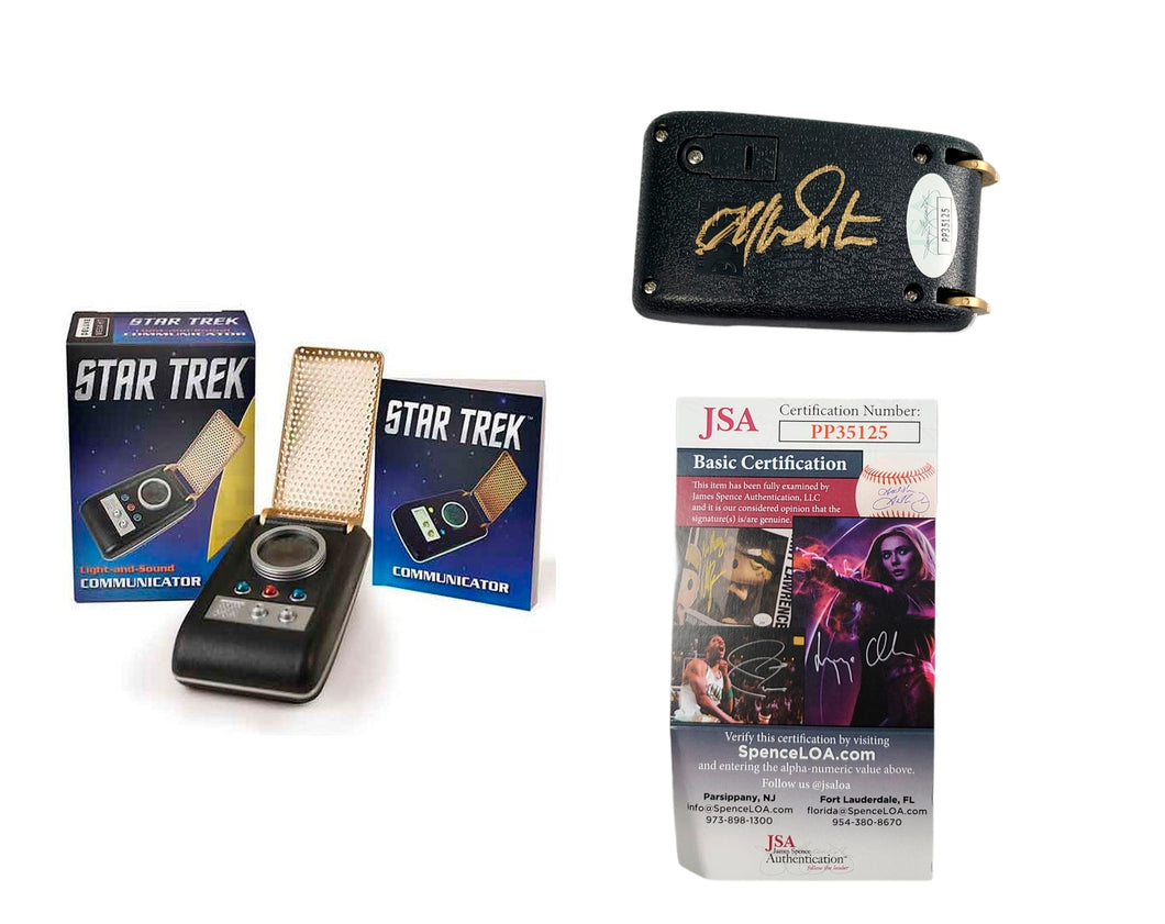 William Shatner Autographed Star Trek Communicator