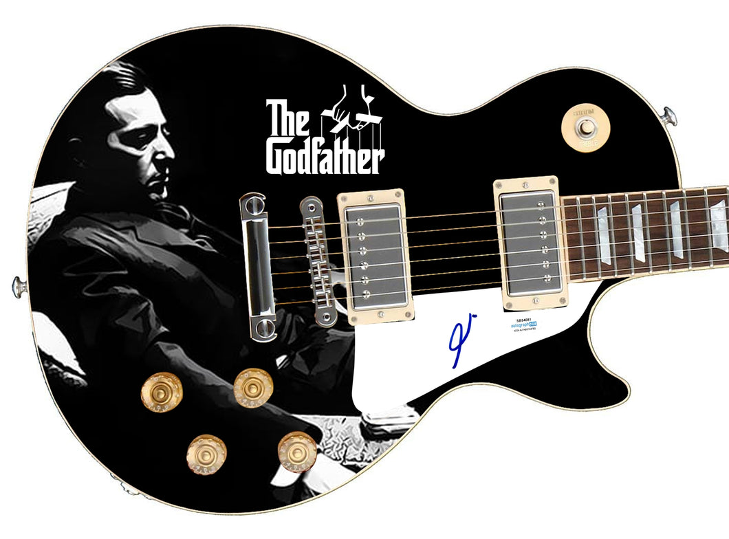 Al Pacino Autographed Custom Graphics 1/1 Photo Guitar