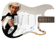 Brad Paisley Autographed Signed 1/1 Custom Graphics Guitar