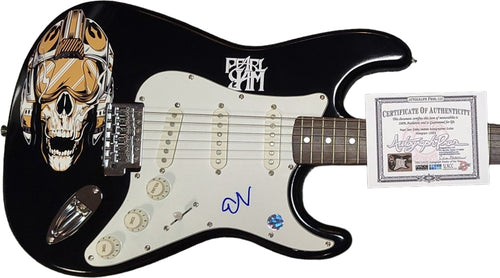 Pearl Jam Eddie Vedder Autographed Custom Graphics Guitar