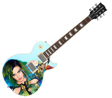 Load image into Gallery viewer, Katy Perry Autographed Custom Graphics 1/1 Photo Guitar ACOA
