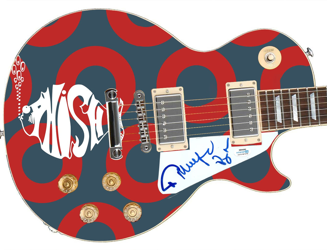 Phish Autographed Signed 1/1 Custom Graphics Guitar