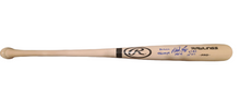 Load image into Gallery viewer, Wade Boggs Autographed Rawlings Baseball Bat 5 Inscriptions JSA Witness
