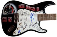 Robert Johnson Tribute Concert Autographed Hand Airbrushed Painting Guitar