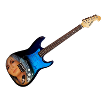 Load image into Gallery viewer, Emmylou Harris Signed Hand Airbrushed Painting Guitar PSA Auction LOA
