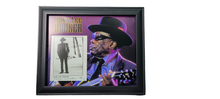 Load image into Gallery viewer, John Lee Hooker Autographed Custom Framed Photo Display
