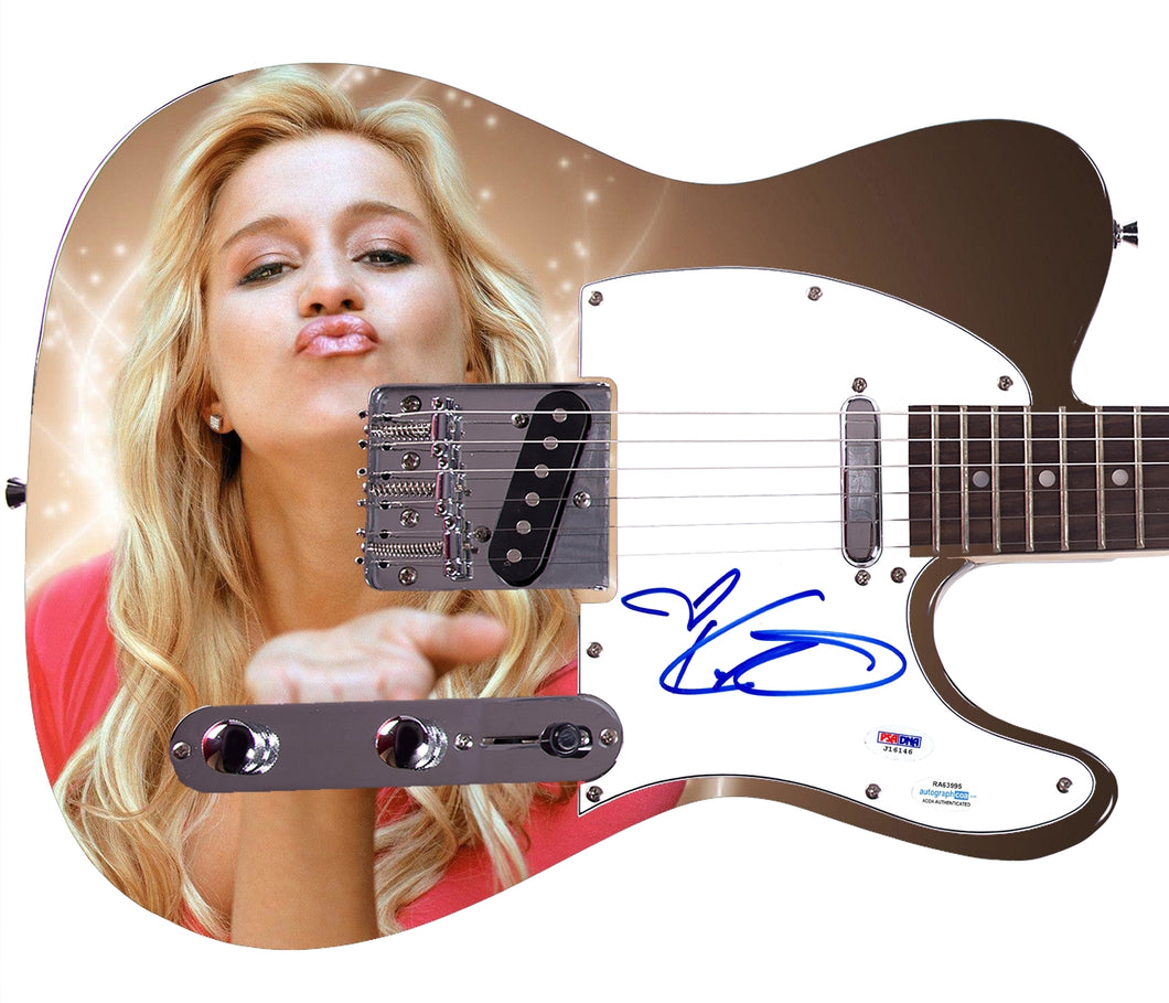 Kellie Pickler Autographed Kisses of Elegance Custom Graphics Guitar