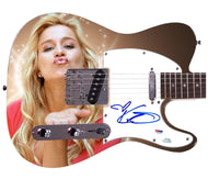 Kellie Pickler Autographed Kisses of Elegance Custom Graphics Guitar