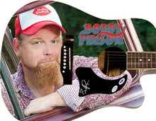 Load image into Gallery viewer, Bobby Pinson Autographed 1/1 Custom Graphics Acoustic Guitar
