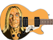 Load image into Gallery viewer, Iggy Pop Autographed &quot;Electric Gaze” Custom Gibson Epiphone Graphics Guitar
