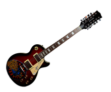 Load image into Gallery viewer, The Allman Brothers Warren Haynes Signed 12-String Hand Airbrushed Guitar ACOA
