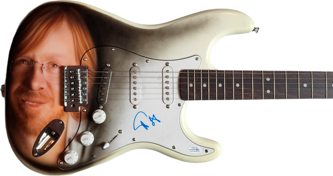 Phish Trey Anastasio Signed Fender Hand Airbrushed Painting Guitar UACC AFTAL