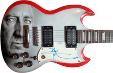 Load image into Gallery viewer, The Who Pete Townshend Signed Hand Airbrushed Painting Guitar UACC AFTAL
