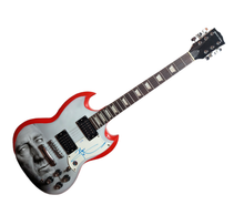 Load image into Gallery viewer, The Who Pete Townshend Signed Hand Airbrushed Painting Guitar UACC ACOA JSA
